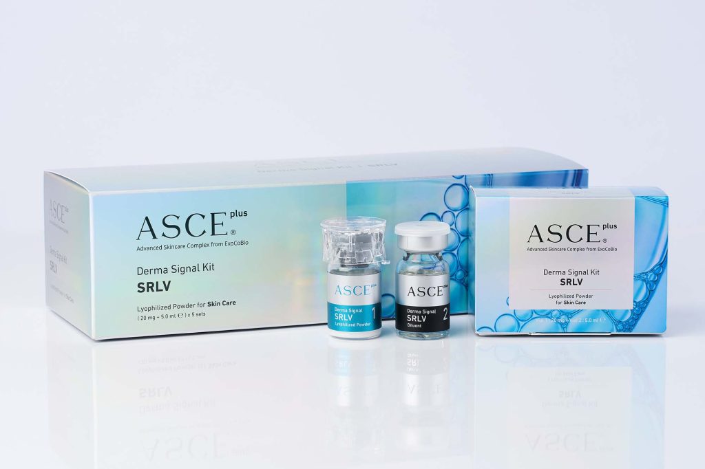 ASCE Plus Derma Signal Kit SRLV-S 韓國版Lyophilized EXOSOME for Skin Rejuvenation外泌體20mg+5ml /Box - 5SKINLAB