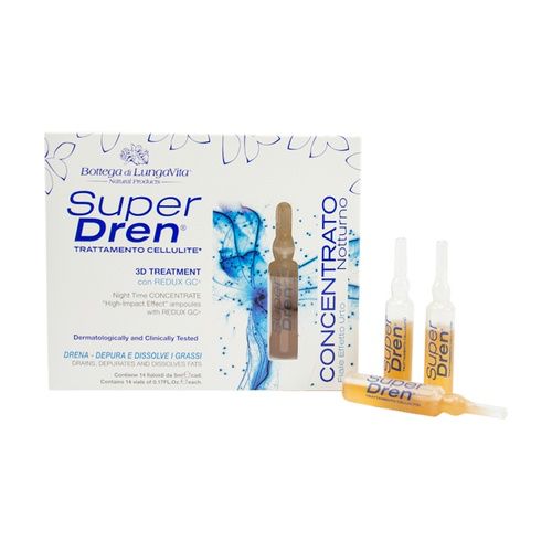 Bottega di LungaVita Super Dren S形消脂夜魔精華油 (1盒10支) - 5SKINLAB