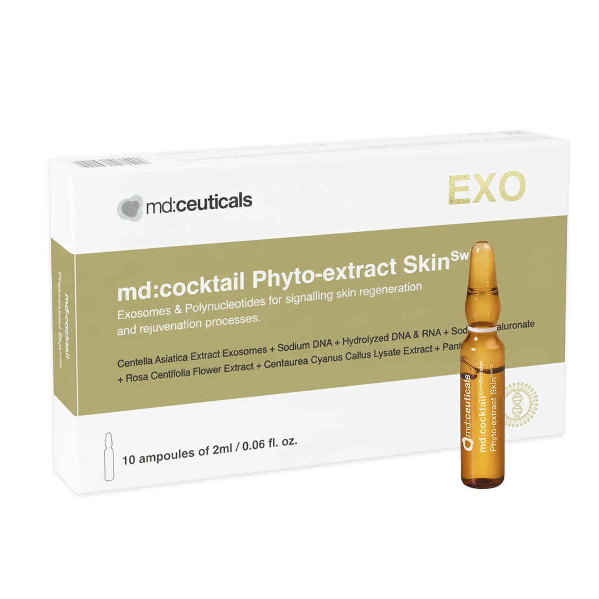md:cocktail Phyto-extract SkinSwitch|植物外泌體 + 多核苷酸 安瓶精華 激活再生 緊致 保濕 提亮