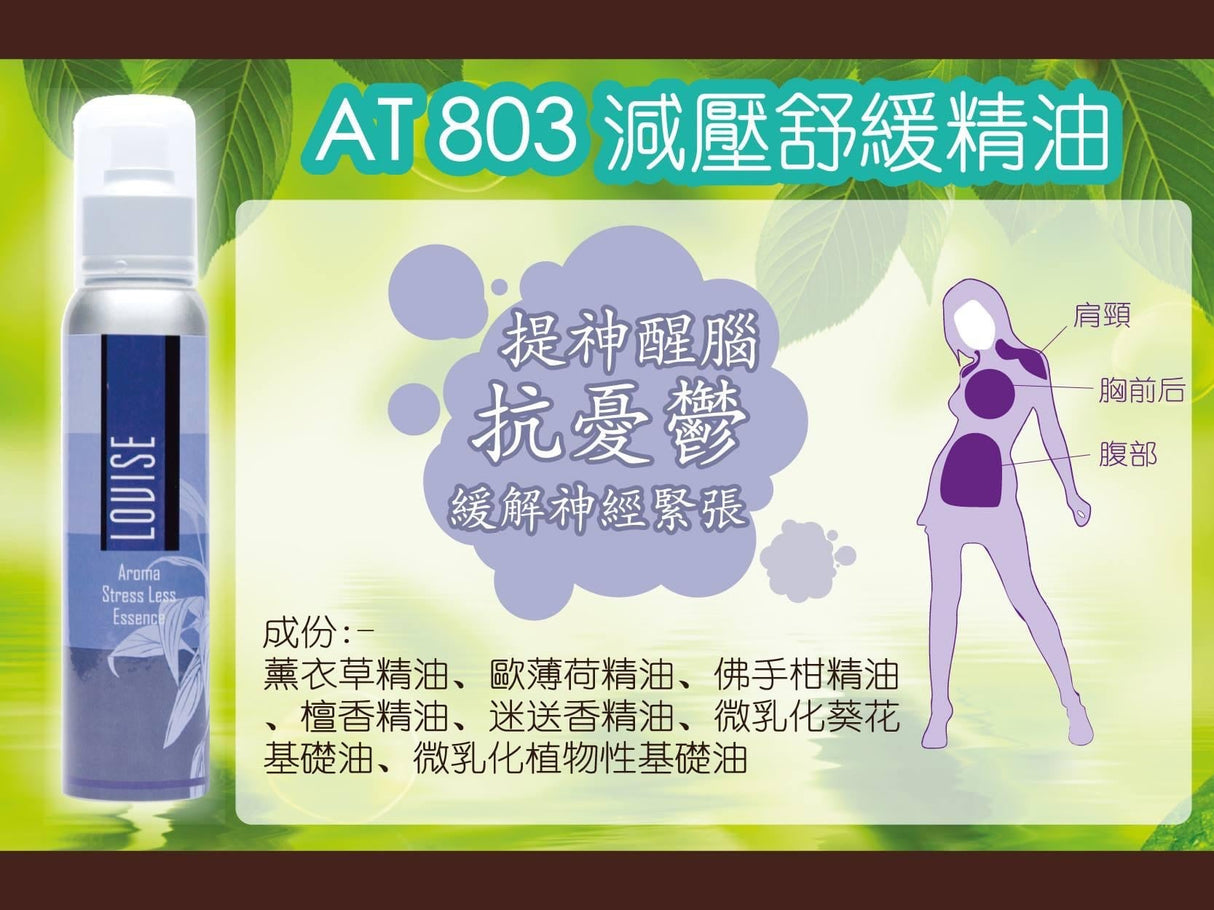 Lovise Aroma Essence複芳微乳芳香精油系列 精油 AT801-AT802 AT803 AT804 AT805 AT806 AT808 AT901 LOVISE Essential Oil 按摩油 - Beauty’s 5skin
