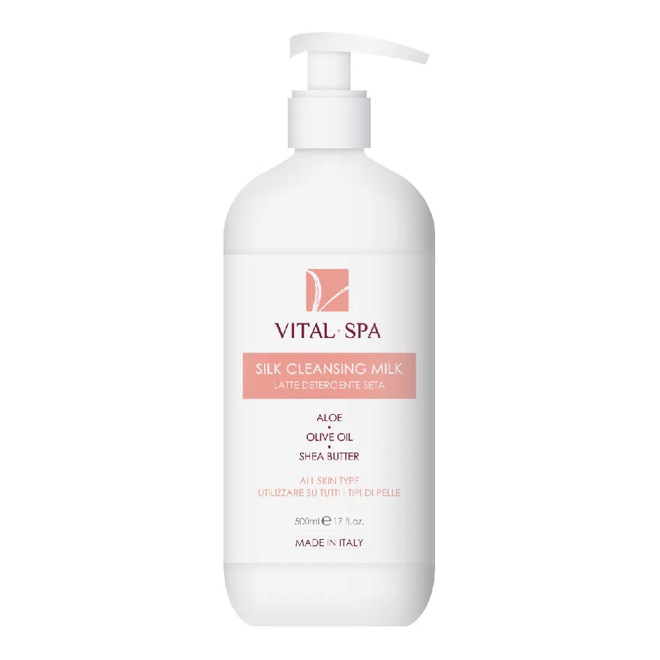 VITAL-SPA Silk Cleansing Milk 500ml 水鍍柔絲潔面乳