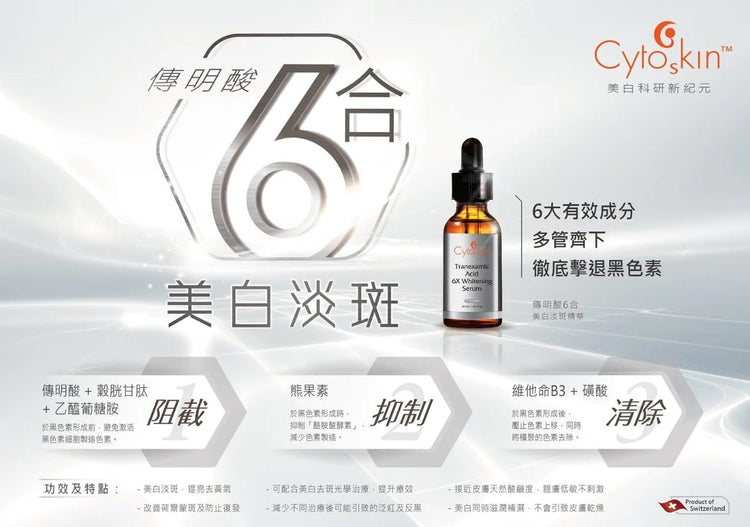 瑞士的 CytoSkin ™ •將醫學級成分與天然萃取精華合二為一 - 5SKINLAB