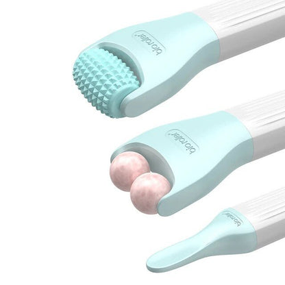 10 in 1 Derma Roller Kit Bio Roller G10 Microneedle ago inossidabile Dermaroller Skin Cooling Ice Roller Jade Roller Massager 微針滾輪、冰滾輪和玉石按摩滾輪 - 5SKINLAB