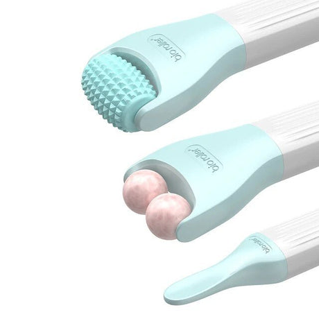 10 in 1 Derma Roller Kit Bio Roller G10 Microneedle ago inossidabile Dermaroller Skin Cooling Ice Roller Jade Roller Massager 微針滾輪、冰滾輪和玉石按摩滾輪 - 5SKINLAB