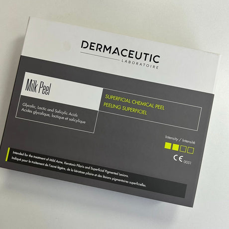 DERMACEUTIC Mik Peel SUPERFICIAL CHEMICAL PEEL 奶滑果酸煥膚 25 peels Dermaceutic/迪瑪絲緹 MilkPeel Treatment Kit 牛奶果酸換膚套裝 - 5SKINLAB