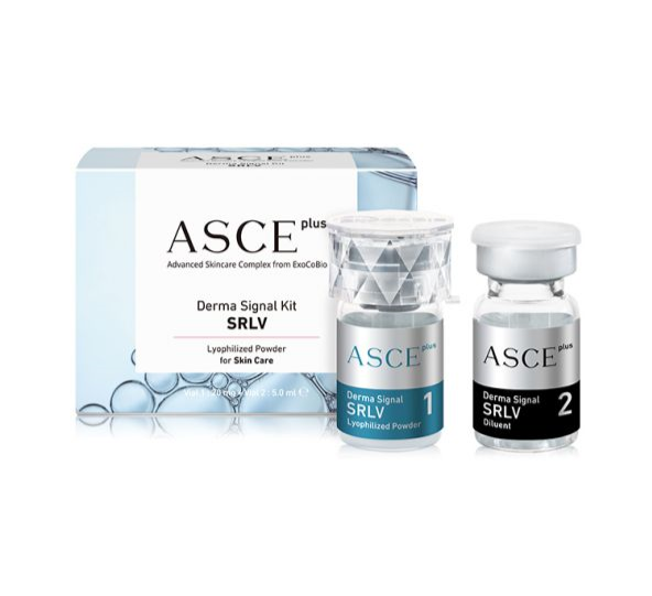 ASCE Plus Derma Signal Kit SRLV-S 韓國版Lyophilized EXOSOME for Skin Rejuvenation外泌體20mg+5ml /Box - 5SKINLAB