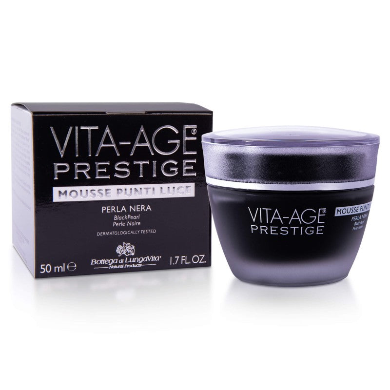 Bottega di Lunga Vita-age MOUSSE
PUNTI LUCE PERLA NERA（黑珍珠閃鑽絲滑底霜） - 5SKINLAB