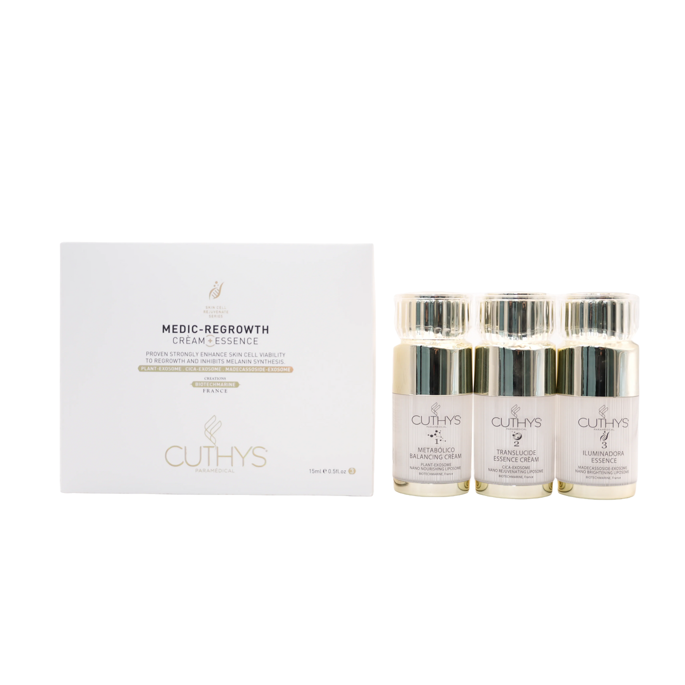 CUTHYS CICA EXOSOME 醫學復修法外泌體 （15ml x3 bottles ）