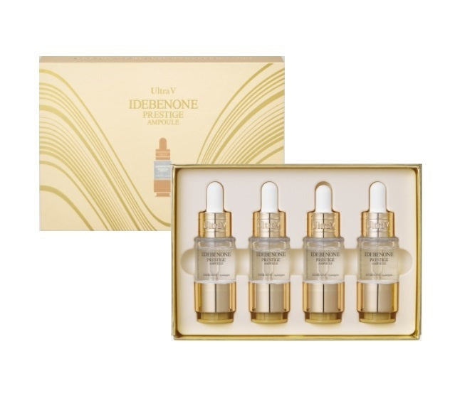 DDK Ultra V Idebenone Prestige Ampoule (4ea/1box) 艾地苯黃金美肌