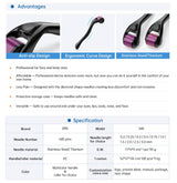 Derma Roller- 540 Needles Derma 540滾動微針 專業獨立包裝無菌 - 5SKINLAB