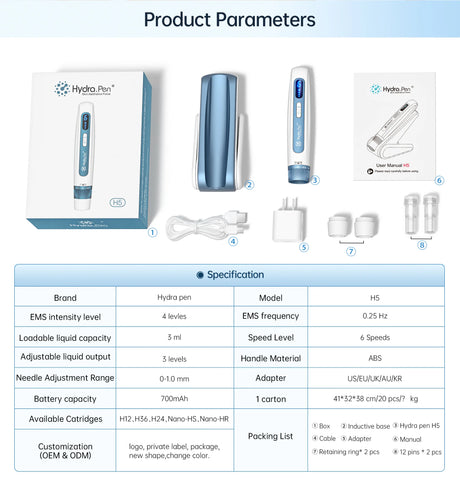 skinlabhk.myshopify.com Hydra.pen H5 Professional MTS 微電流EMS電動微針Microneedling Hydrapen