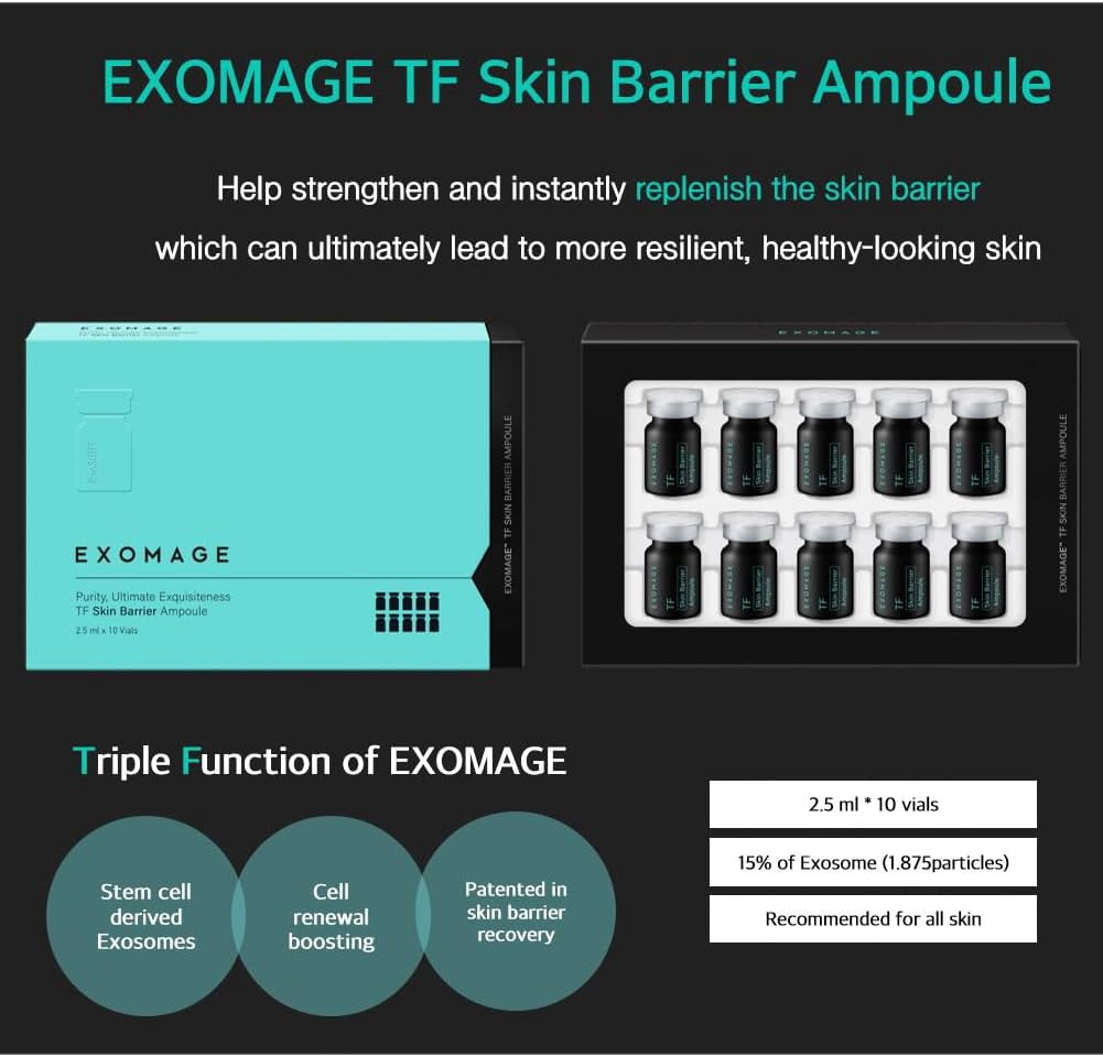 EX OMAGE EXOMAGE AMPOULE TF Skin Barrier Ampoule 外泌體 2.5 ml x 10 Vials - 5SKINLAB