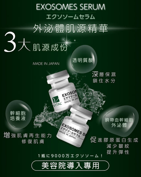 日本 EXOSOMES SERUM 外泌體肌源精華(3mL x 10 Vials / Box) - 5SKINLAB