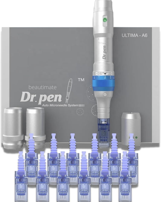 Dr. Pen Ultima A6 微針 Derma Pen 電動無線專業護膚套件,附 10 個針頭MTS - Beauty’s 5skin 