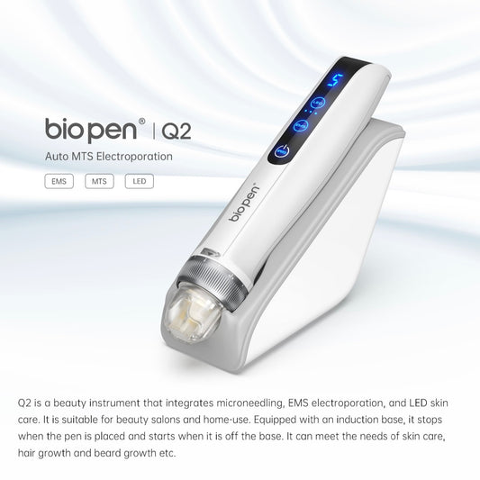 Bioopen Q2 Auto MTS エレクトロポレーション マイクロニードル トリプル効果 肌を若返らせる ドクターペン
