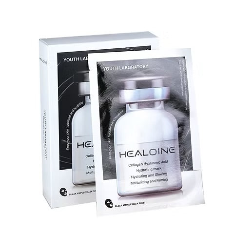 HEALOINE Collagen Hyaluronic Acid Hydrating Glowing Mask 黑色膠原蛋白玻尿酸保濕面膜 - 5SKINLAB