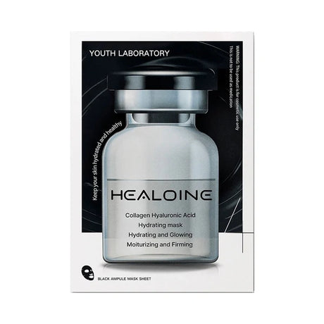 HEALOINE Collagen Hyaluronic Acid Hydrating Glowing Mask 黑色膠原蛋白玻尿酸保濕面膜 - 5SKINLAB