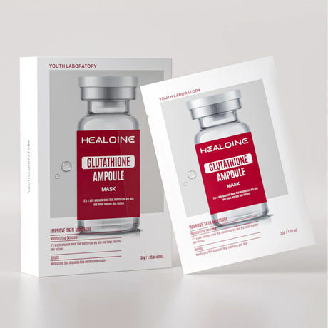 HEALOING GLUTATHIONE AMPOULE MASK 谷胱甘肽精華提亮面膜 - 5SKINLAB