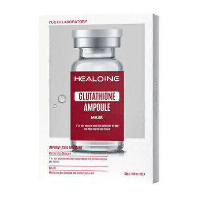 HEALOING GLUTATHIONE AMPOULE MASK 谷胱甘肽精華提亮面膜 - 5SKINLAB
