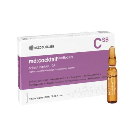 Md:Ceuticals Md:Cocktail SkinBooster Antiage Peptides – GF 複合胜肽再生因子原液 - 5SKINLAB