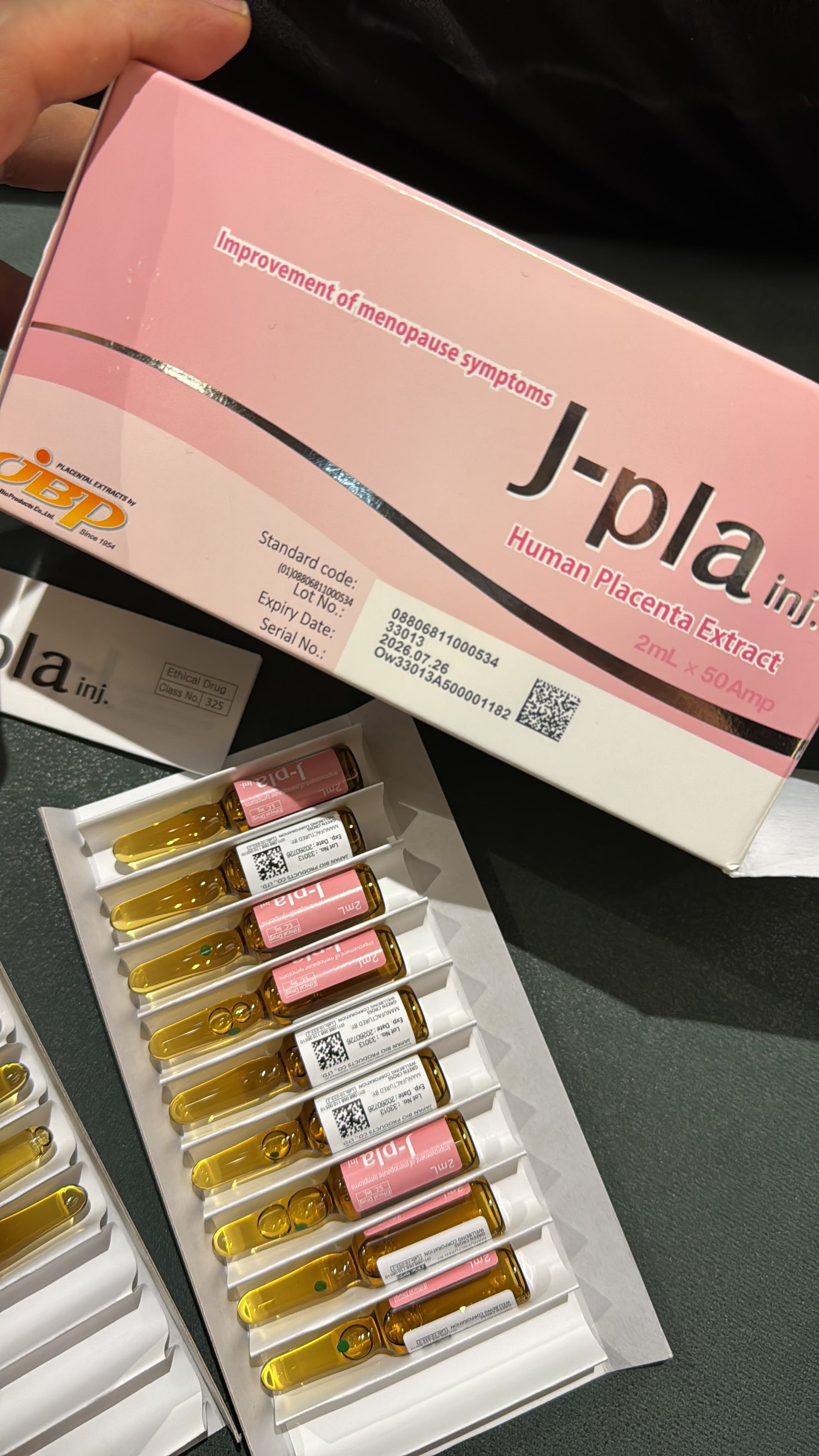 日本萊乃康JBP LAENNEC J-Pla頂級貴婦人胎素Jpla 粉盒-JBP錦碧萊胎盤+TS幹細胞 - 5SKINLAB