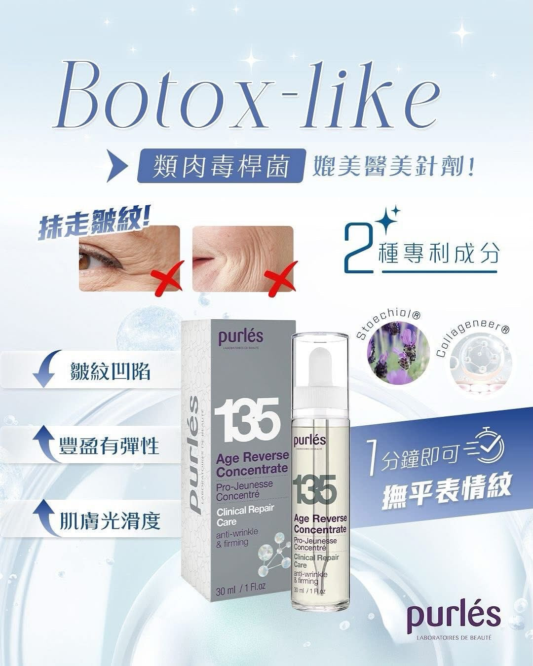 Purlés 135 Age Reverse Concentrate類毒逆齡激活精華30ml - 5SKINLAB