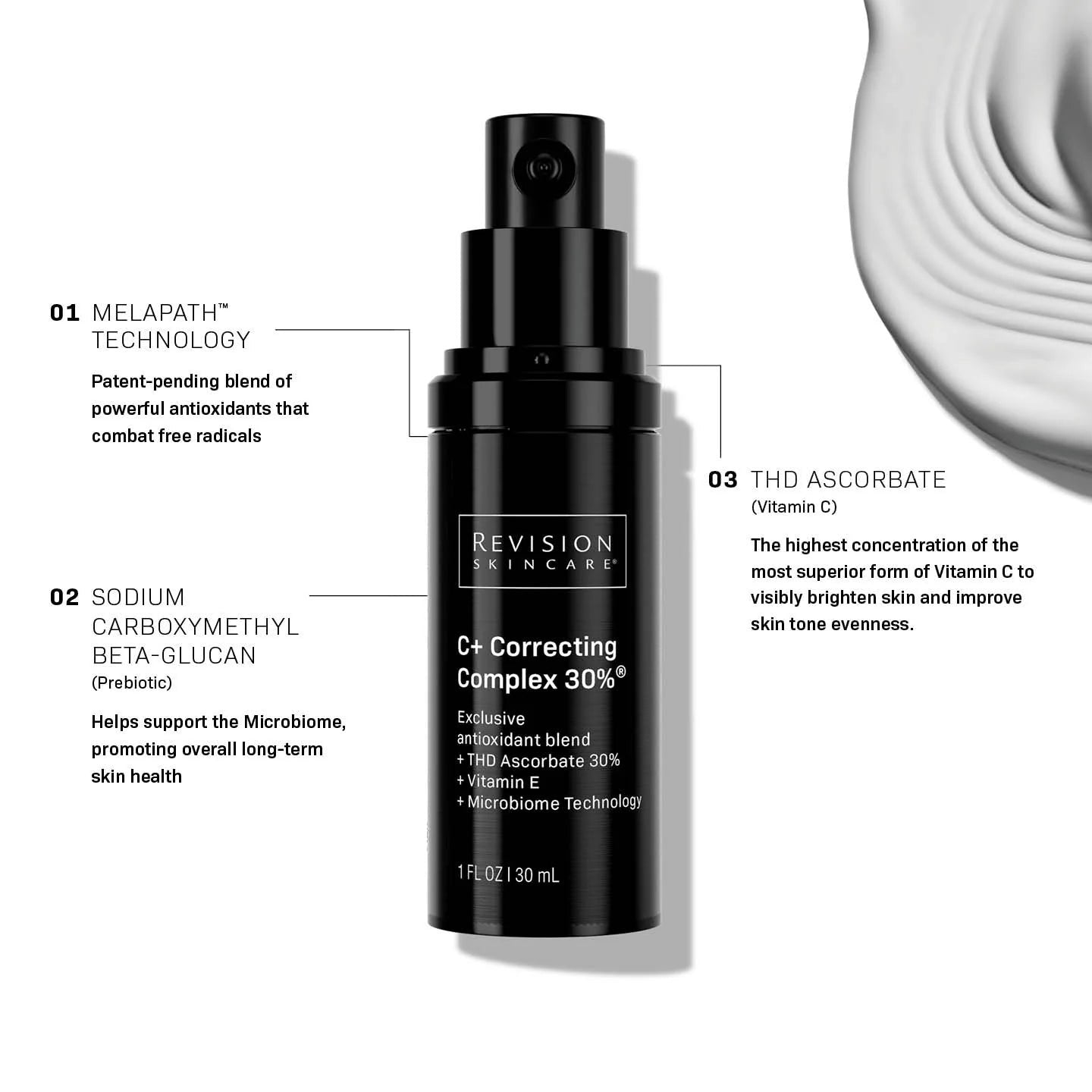美容液 RevisionSkincareC+ CorrectingComplex 30% Revision Skincare C+ Correcting Complex 30%｜THD 維C精華亮白均勻