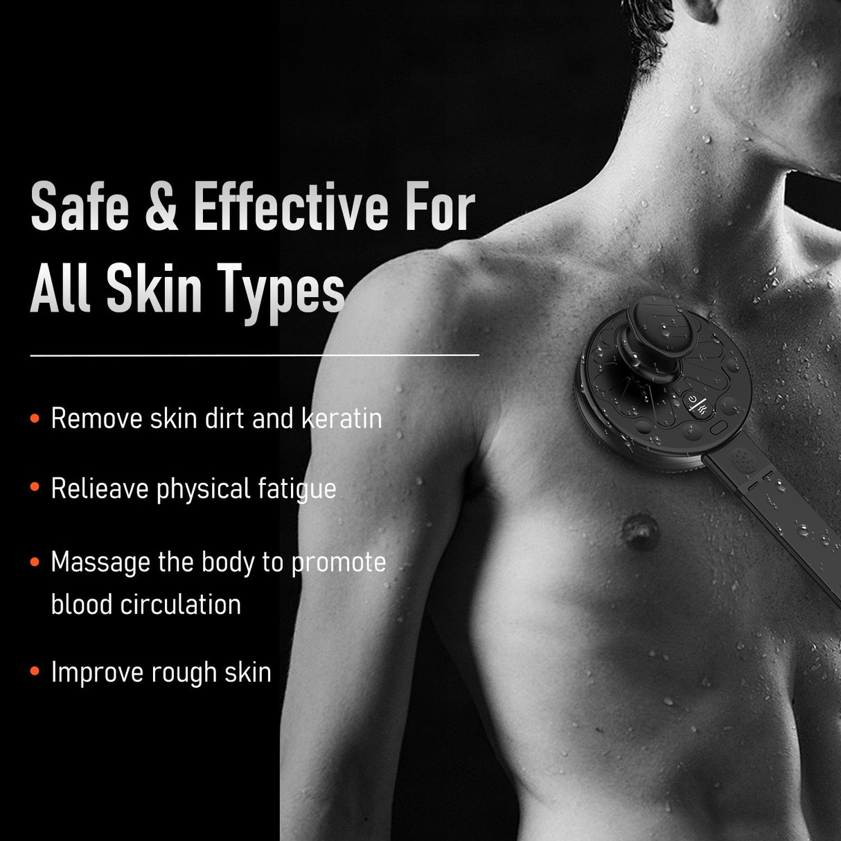 SONIC SCRUBBER 聲波振動面部身體刷 Vibrating Face & Body Brush - 5SKINLAB