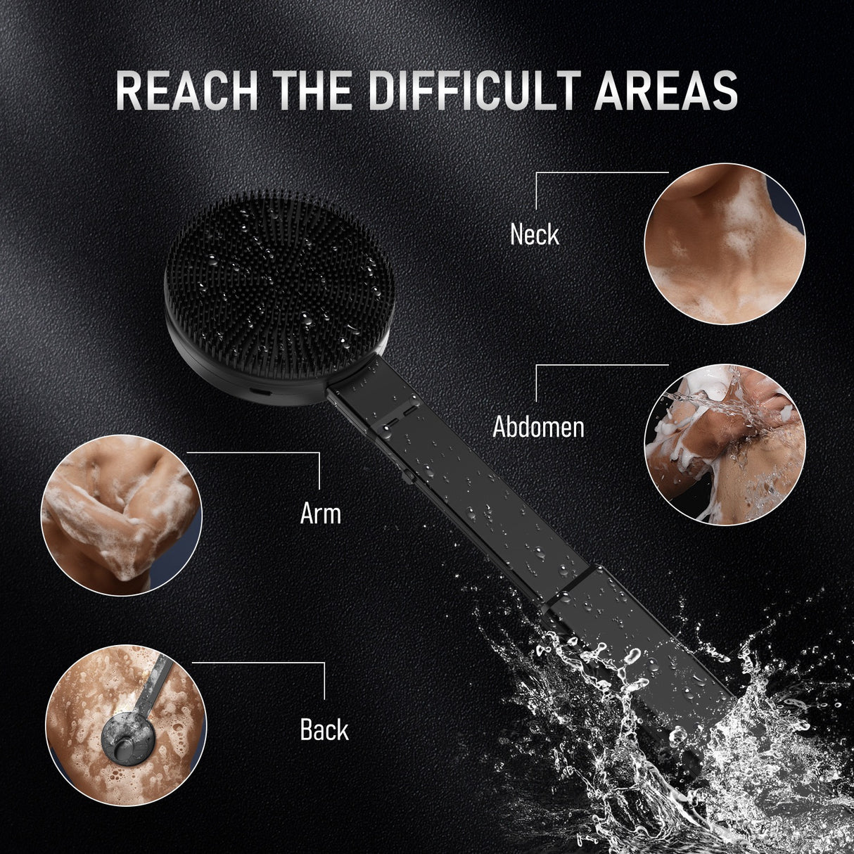 SONIC SCRUBBER 聲波振動面部身體刷 Vibrating Face & Body Brush - 5SKINLAB