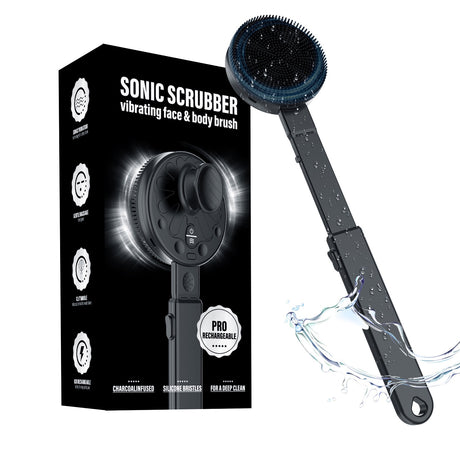 SONIC SCRUBBER 聲波振動面部身體刷 Vibrating Face & Body Brush - 5SKINLAB