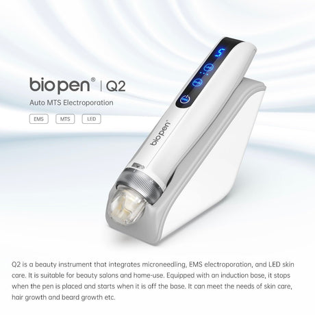 Bio pen Q2 Auto MTS Electroporation Microneedling EMS LED Triple effects Rejuvenate the skin2024 - 5SKINLAB