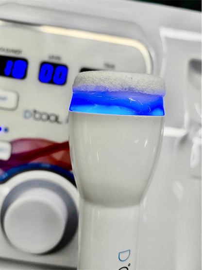 D cool Pro 4代紅藍光+儀器架 冷熱導入美容院冰錘臉部離子收縮毛孔微電破壁精華導入儀進口大泵美院專業版（免運費） - Beauty’s 5skin 