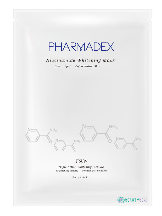 Pharmadex Niacinamide Whitening Mask退黑神奇面膜 - Beauty’s 5skin 