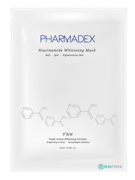 Pharmadex Niacinamide Whitening Mask退黑神奇面膜 - Beauty’s 5skin 